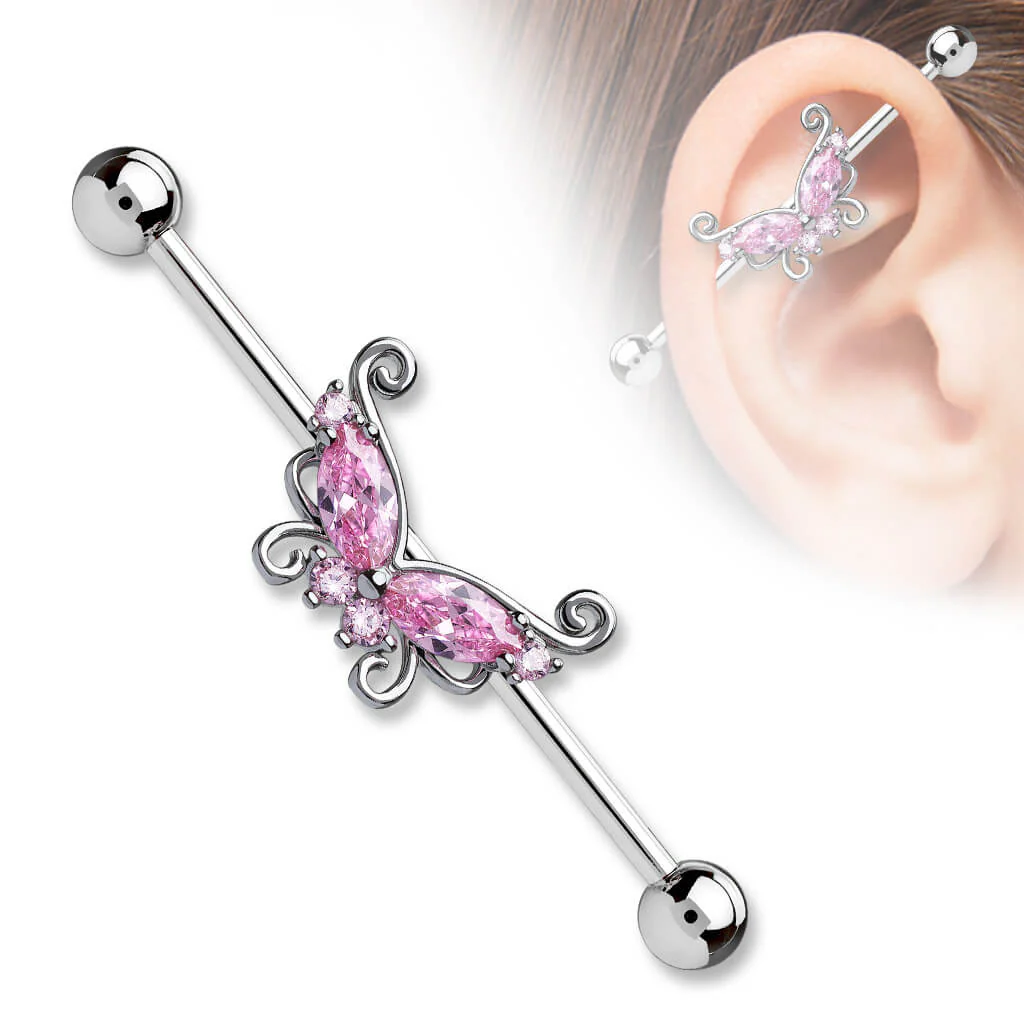 Barre industriel Papillon Zircone - Image 3