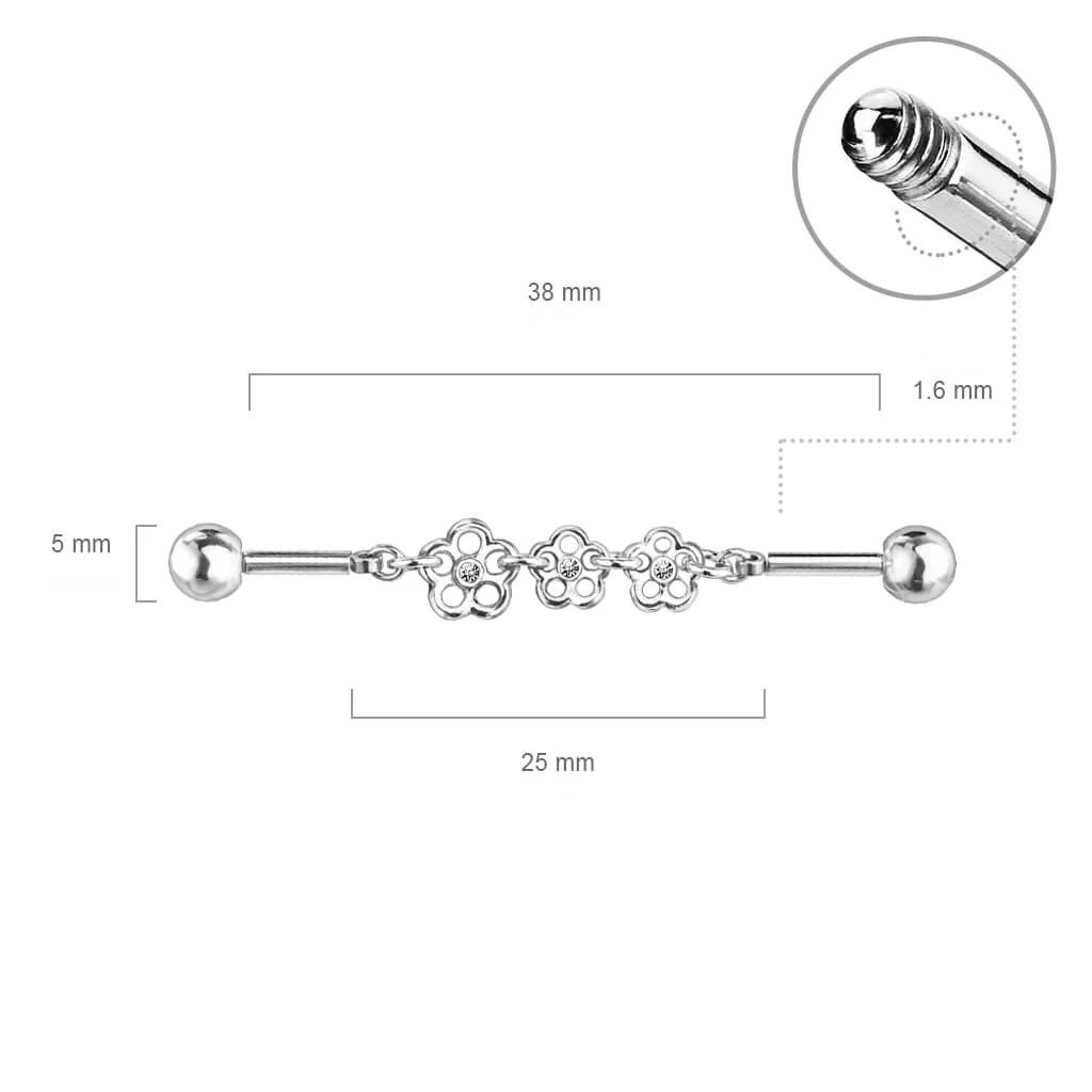 Barre industriel 3 Fleurs Zircone - Image 3