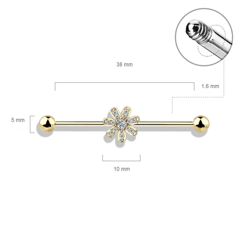 Barre industriel Fleur Zircone - Image 3