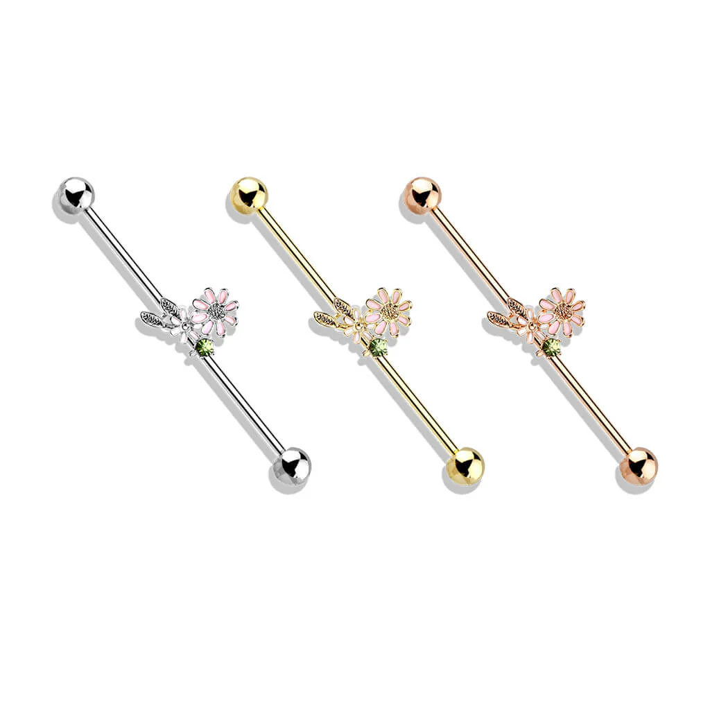 Barre industriel Fleur Avec Feuille - Image 5