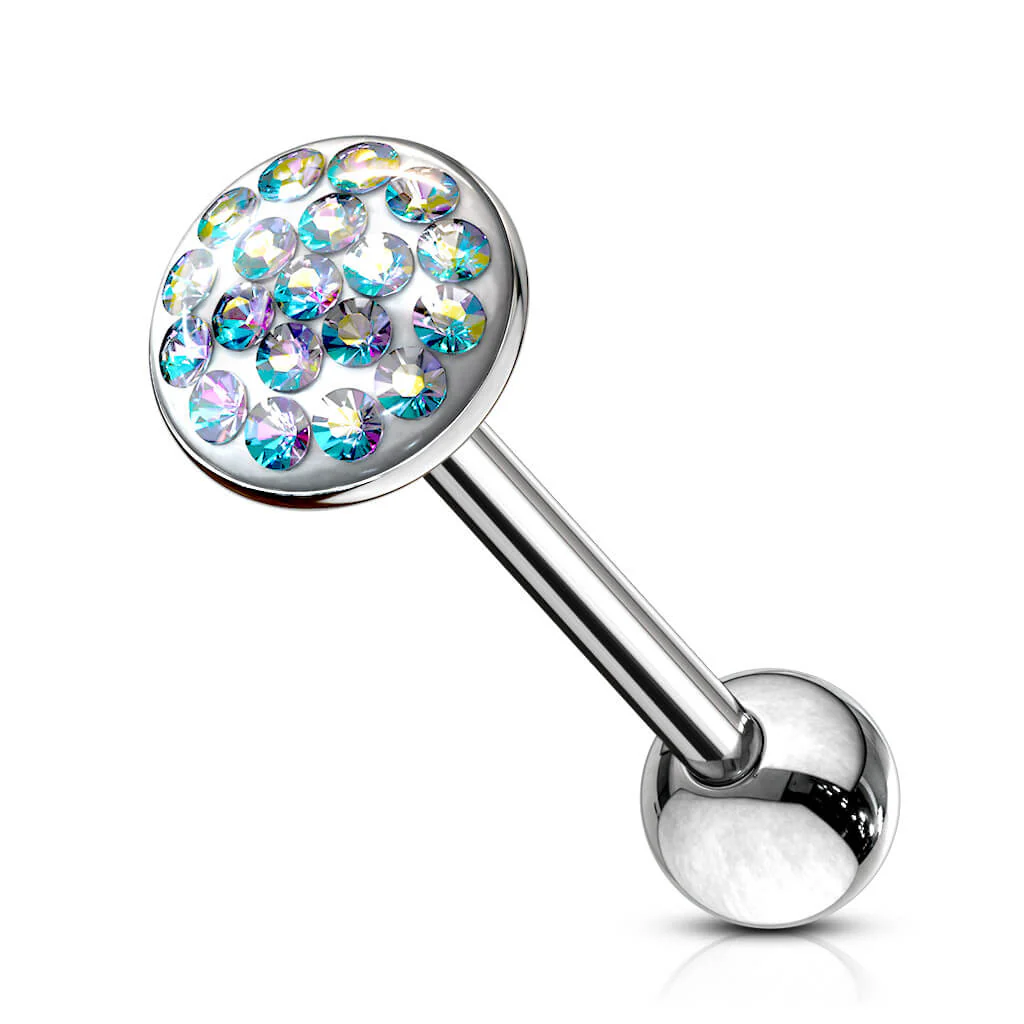 Barre Langue Zircone Ronde - Image 2