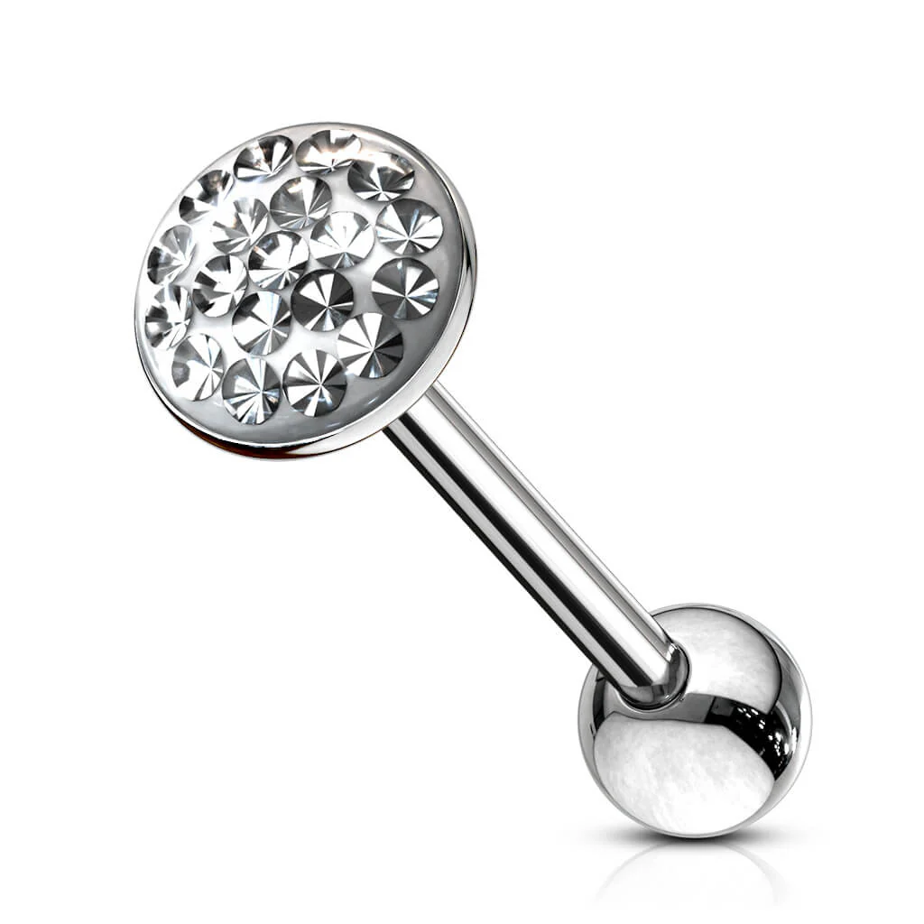 Barre Langue Zircone Ronde - Image 4