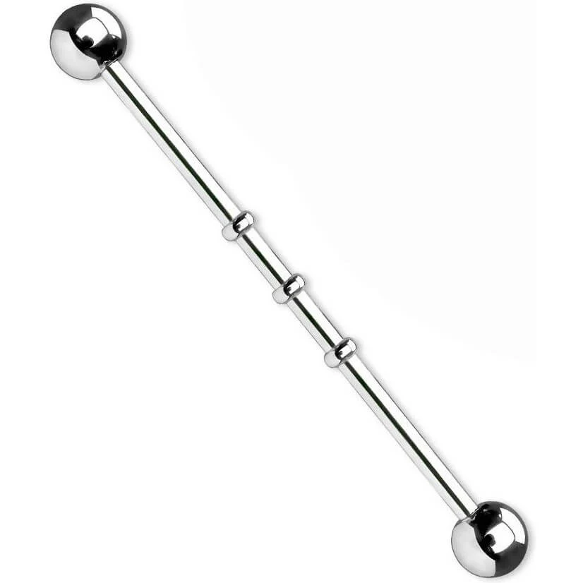Barre industriel Argent Dentelé