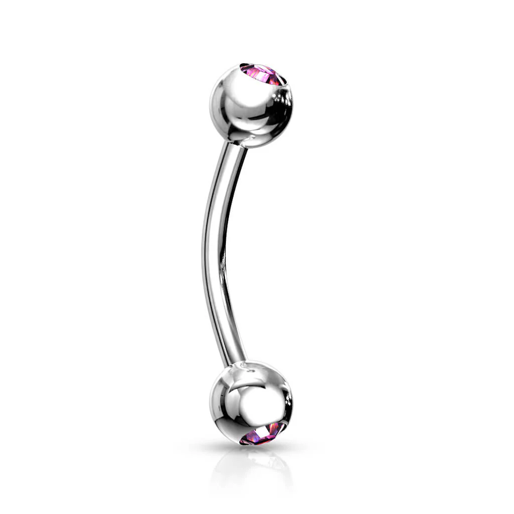 Sourcil Bille Argent Zircone - Image 11