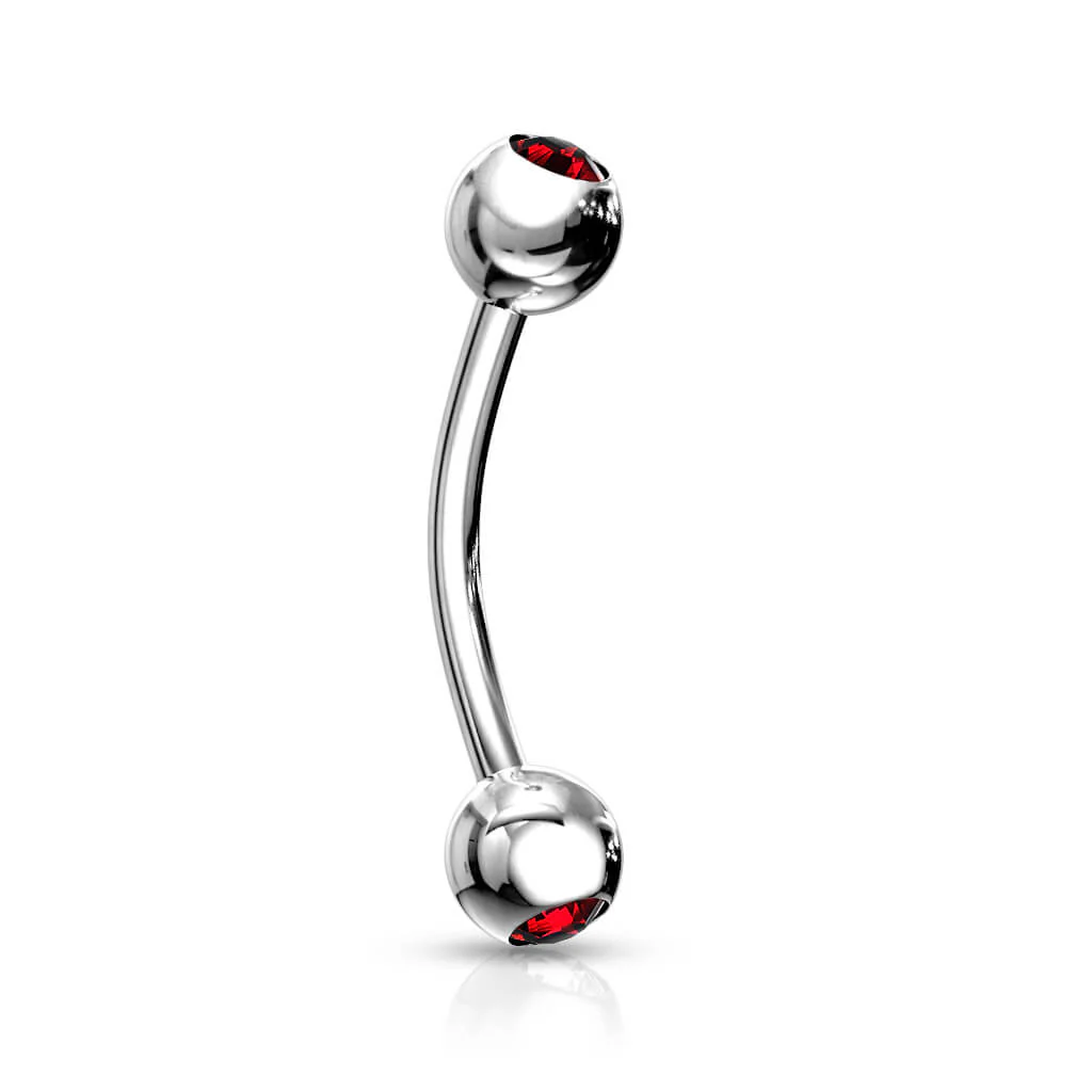 Sourcil Bille Argent Zircone - Image 13