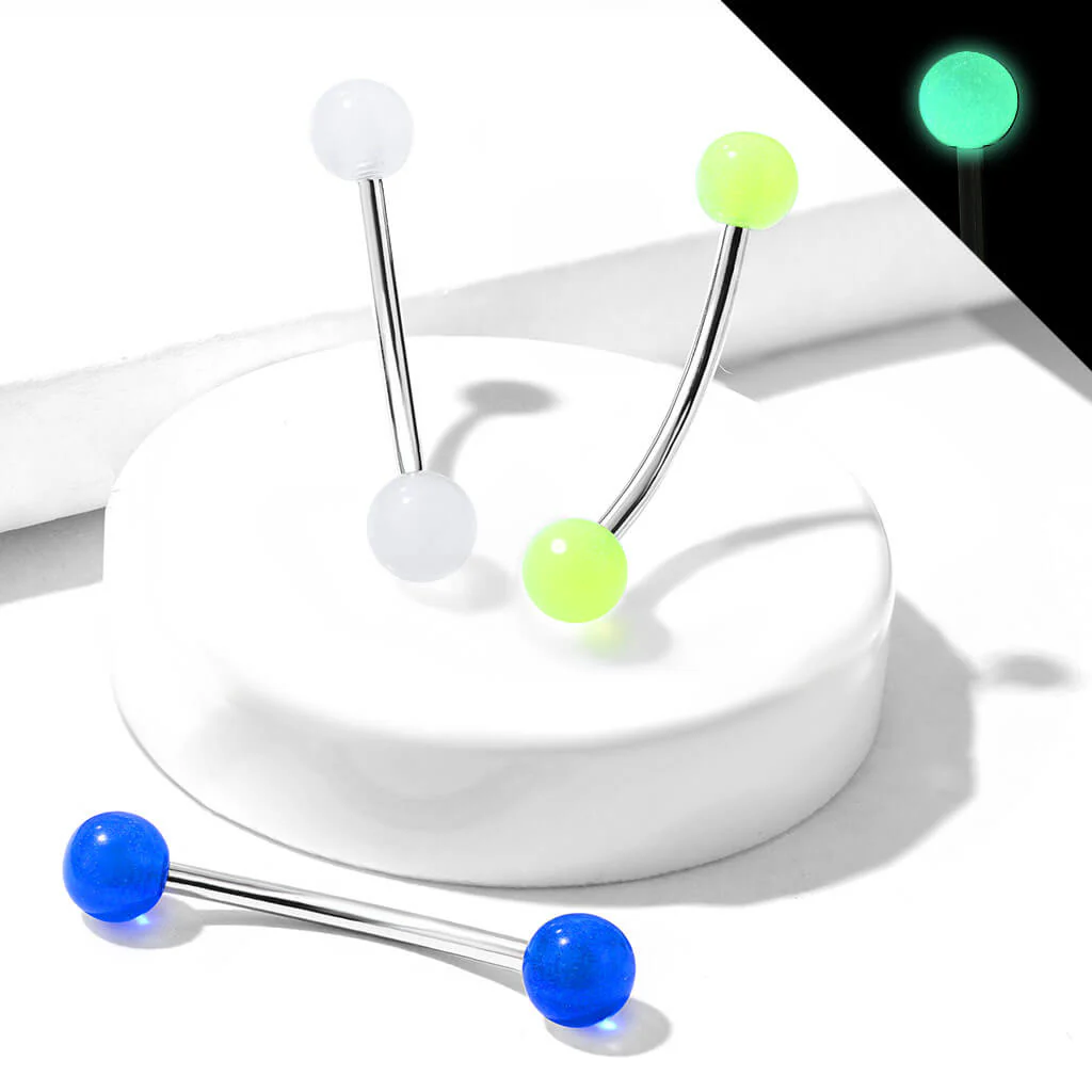 Barre Courbée Bille Phosphorescente - Image 7