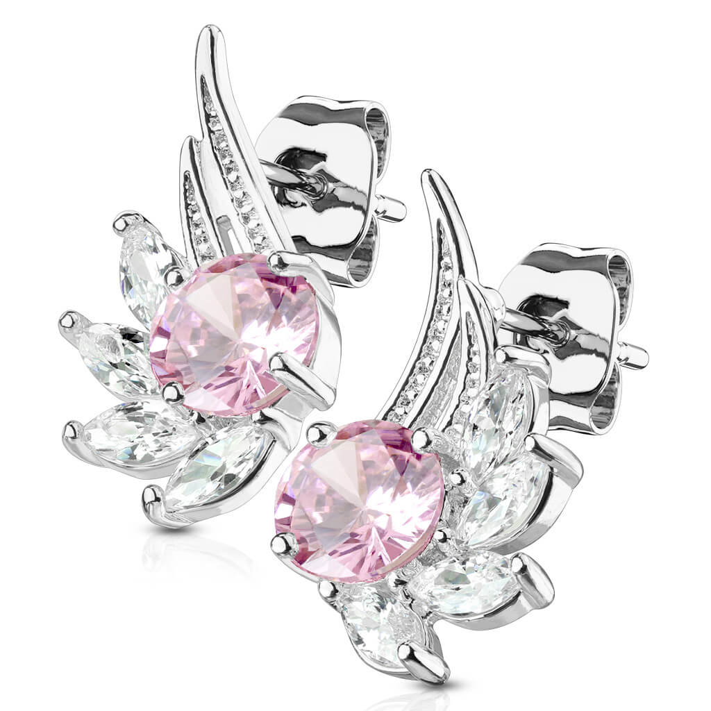 Bouton d'Oreille Ailes d'Ange Zircone - Image 4