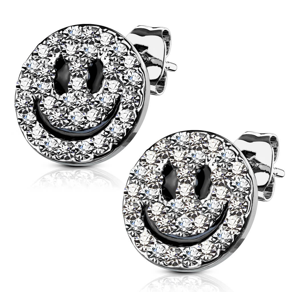 Bouton d'Oreille Smiley Zircone - Image 2