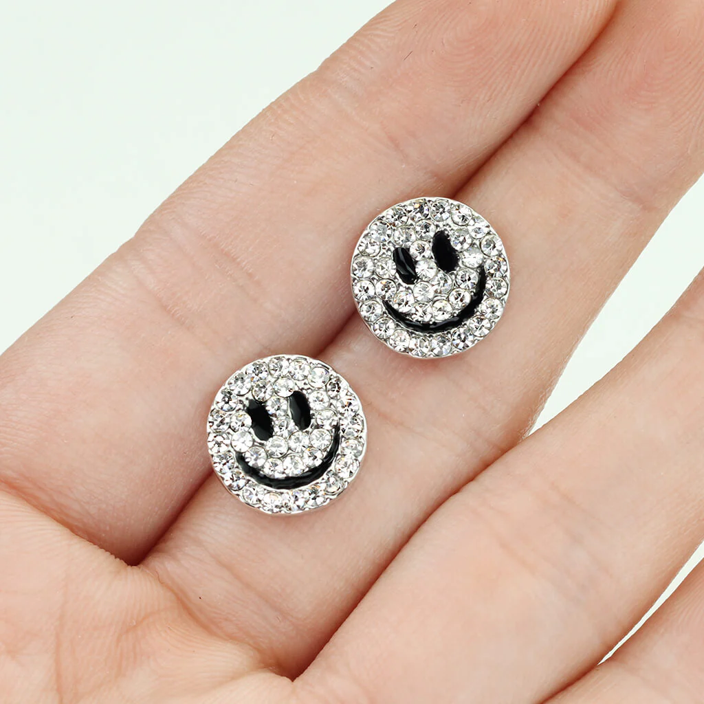 Bouton d'Oreille Smiley Zircone - Image 4