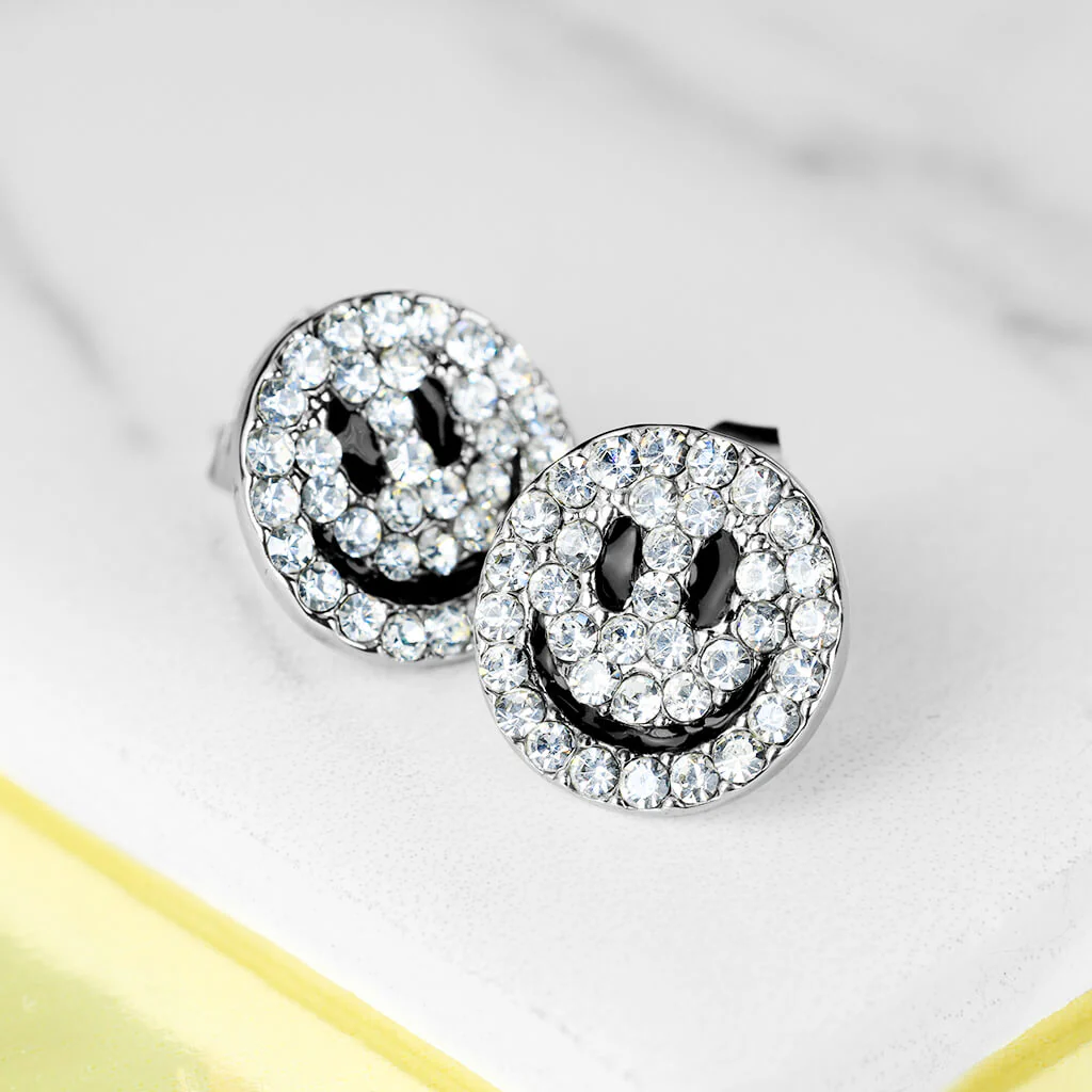 Bouton d'Oreille Smiley Zircone - Image 5