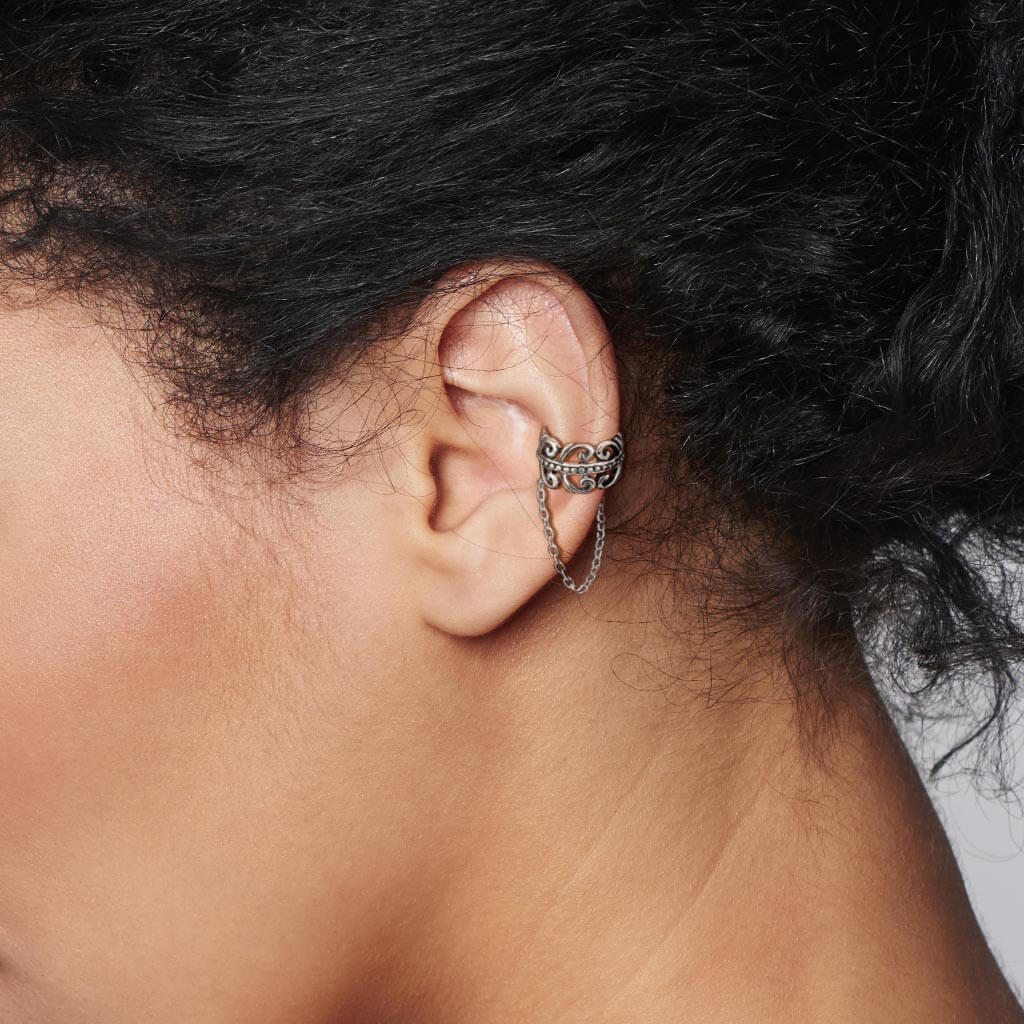 Manchette d'oreille Manchette d´Oreille Chaîne Celtique Pendentif Pliable - Image 6