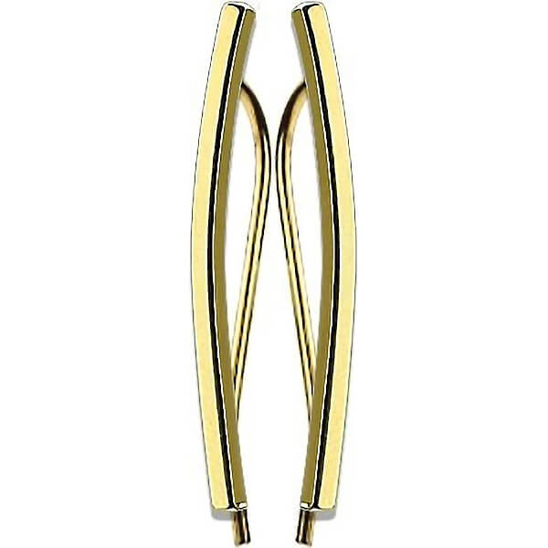 Boucle d'Oreille Grimpante Barre Carrée Incurvée