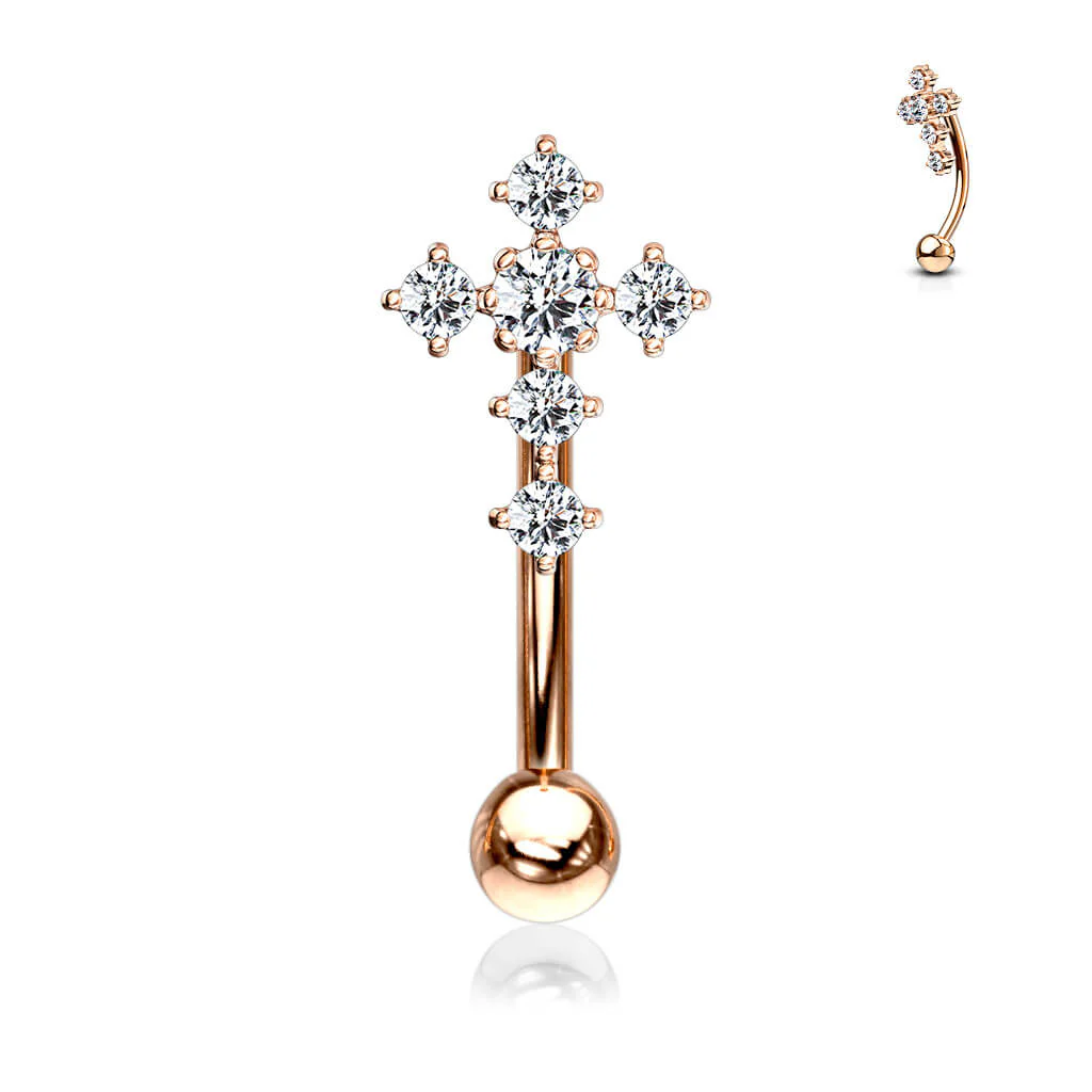 Sourcil Croix Zircone - Image 8