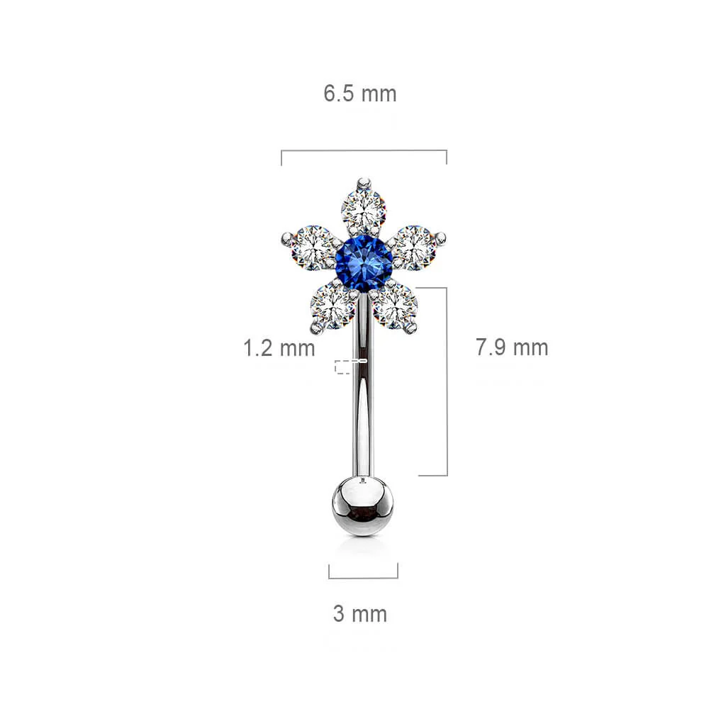 Sourcil Fleur Zircone - Image 3