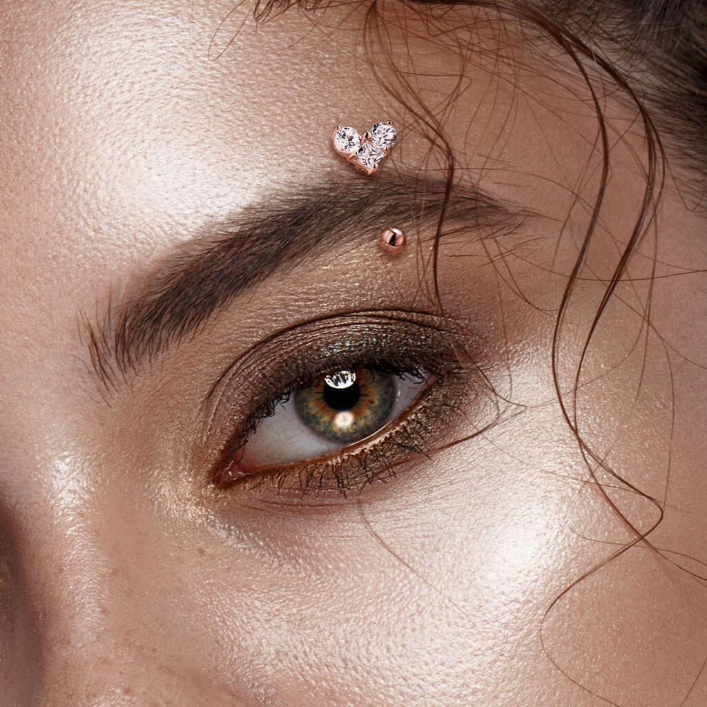 Sourcil Coeur Zircone - Image 6