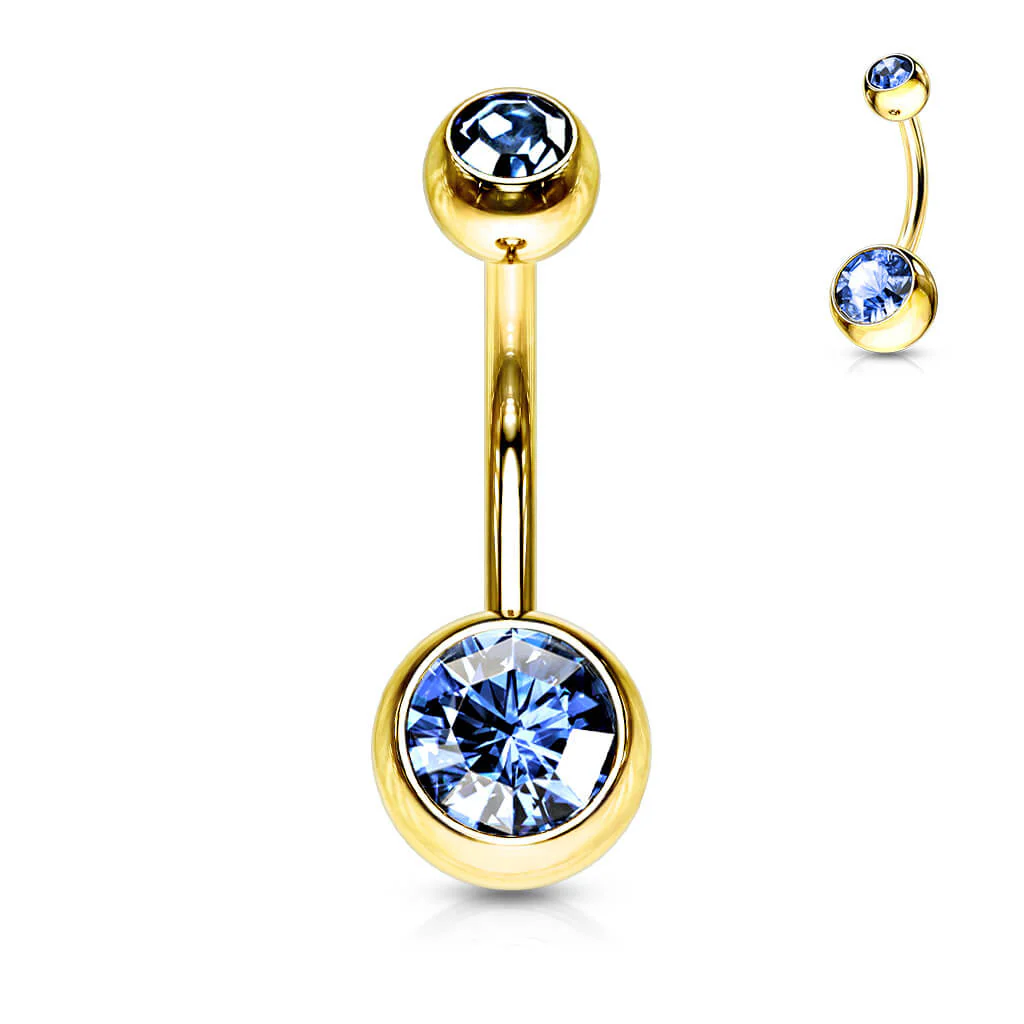 Piercing Nombril Bille Zircone - Image 10