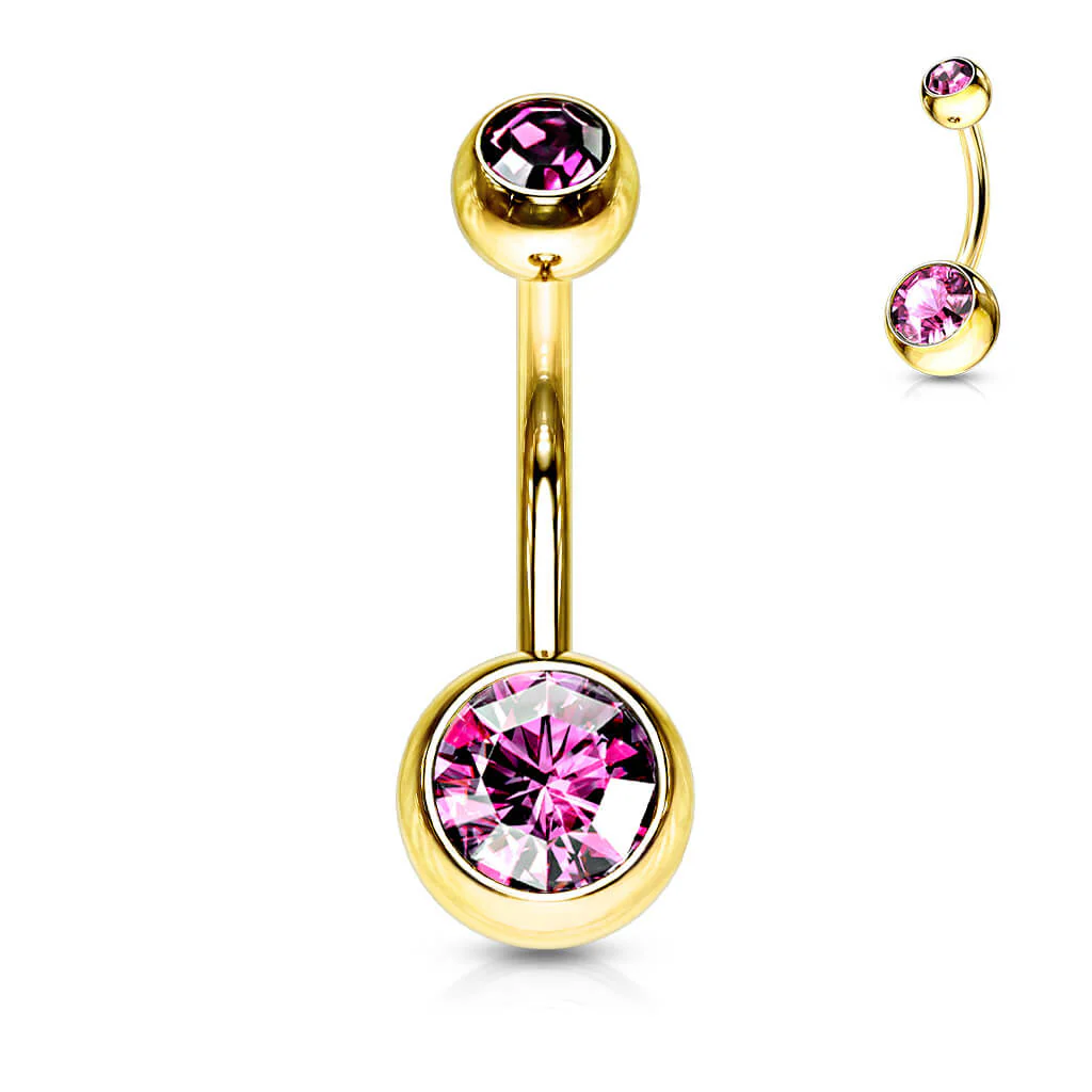 Piercing Nombril Bille Zircone - Image 11