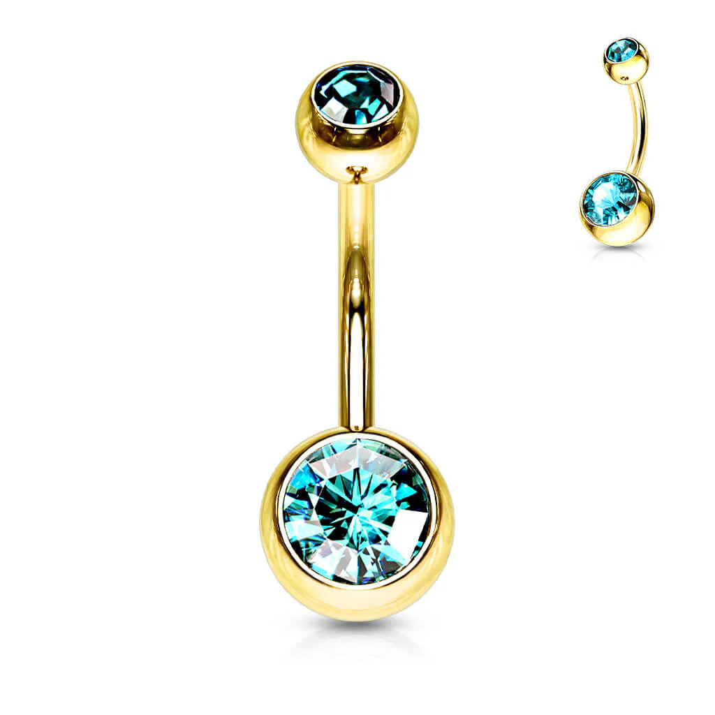 Piercing Nombril Bille Zircone - Image 12