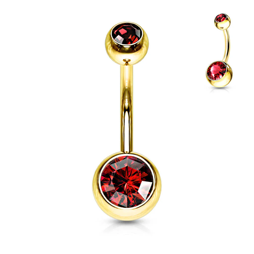 Piercing Nombril Bille Zircone - Image 13
