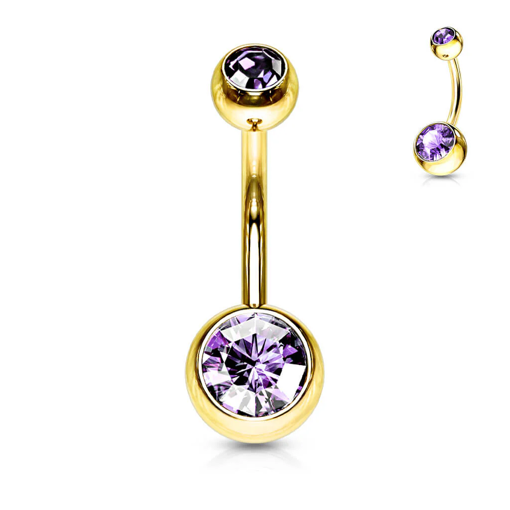 Piercing Nombril Bille Zircone - Image 14