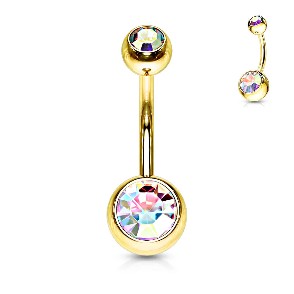 Piercing Nombril Bille Zircone - Image 6