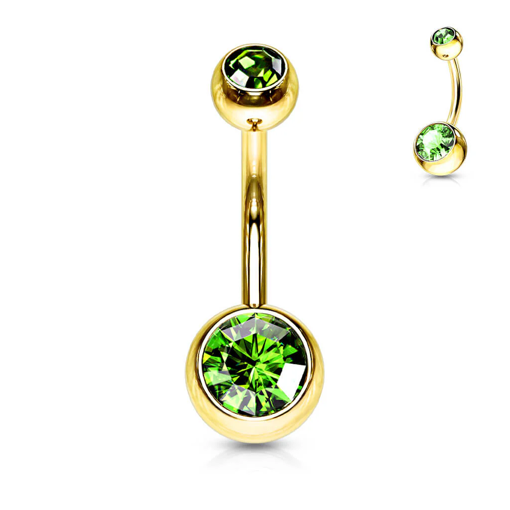 Piercing Nombril Bille Zircone - Image 9