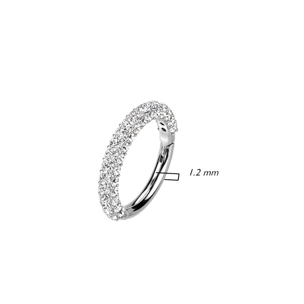 Or 14kt Anneau Zircone Cliqueur - Image 3