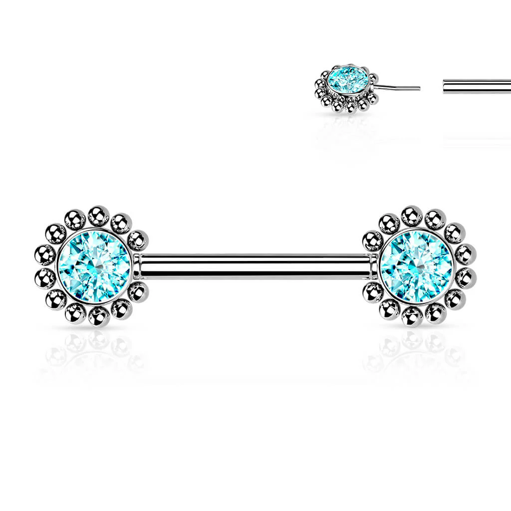 Téton Fleur Zircone Enfoncer - Image 10