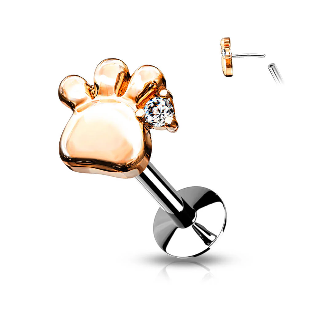 Labret Patte Zircone Enfoncer - Image 6