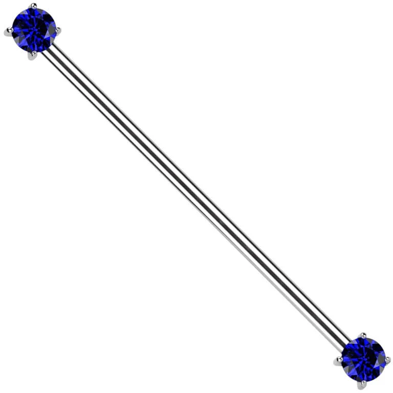 Titane Barre industriel Zircone Serti Griffe Enfoncer - Image 4