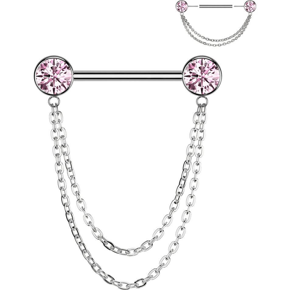 Titane Téton boule zircone pendentif Enfoncer - Image 7