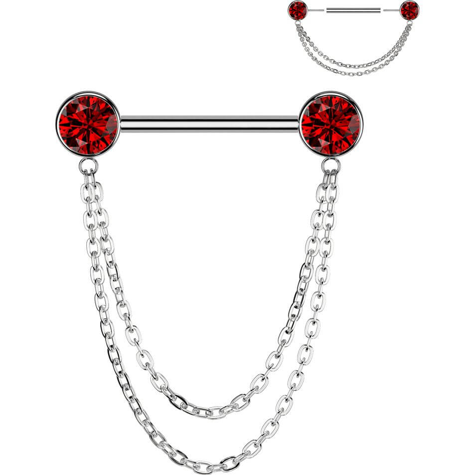 Titane Téton boule zircone pendentif Enfoncer - Image 9