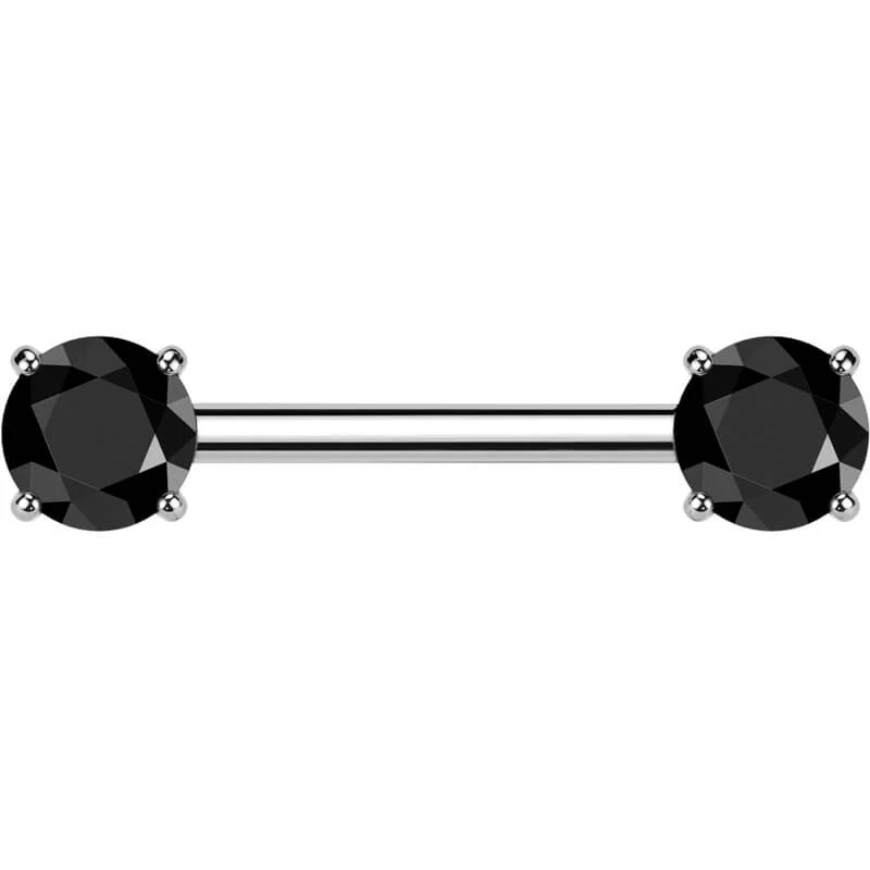 Titane Téton Zircone Serti Griffe Enfoncer - Image 8