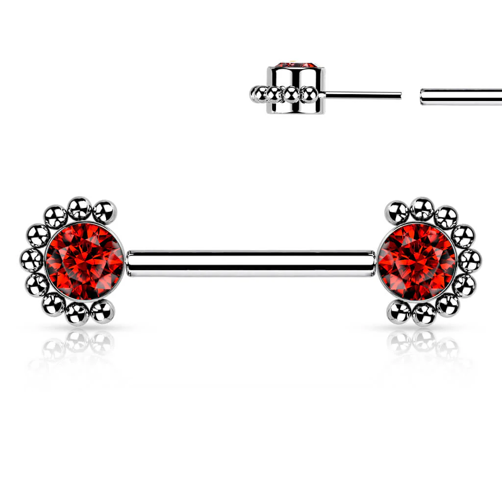 Titane Téton Zircone Opale Argent Enfoncer - Image 11