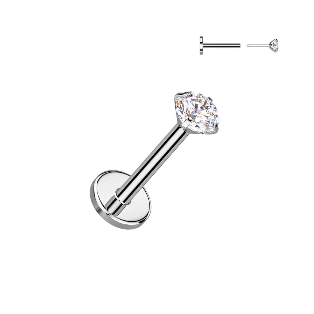 Titane Labret zircone Enfoncer - Image 4