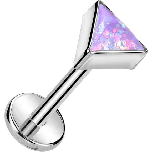 Titane Labret triangle supérieur serti Enfoncer - Image 6