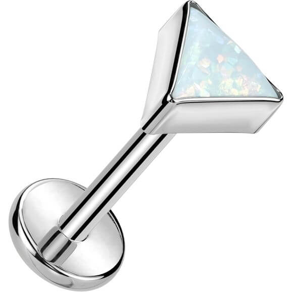 Titane Labret triangle supérieur serti Enfoncer - Image 7