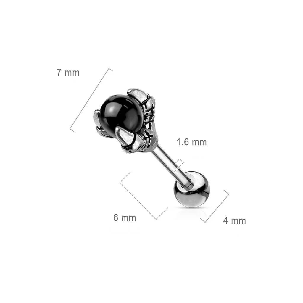 Barre Griffe de Dragon Argent - Image 2