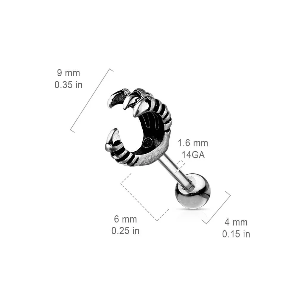 Barre Griffe de Dragon Argent - Image 2
