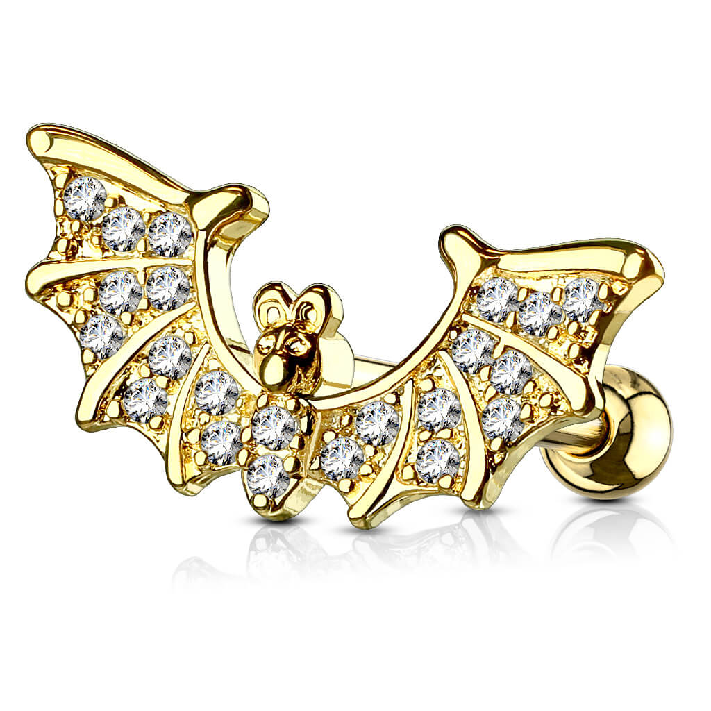 Barre Chauve-souris Zircone Argent - Image 7