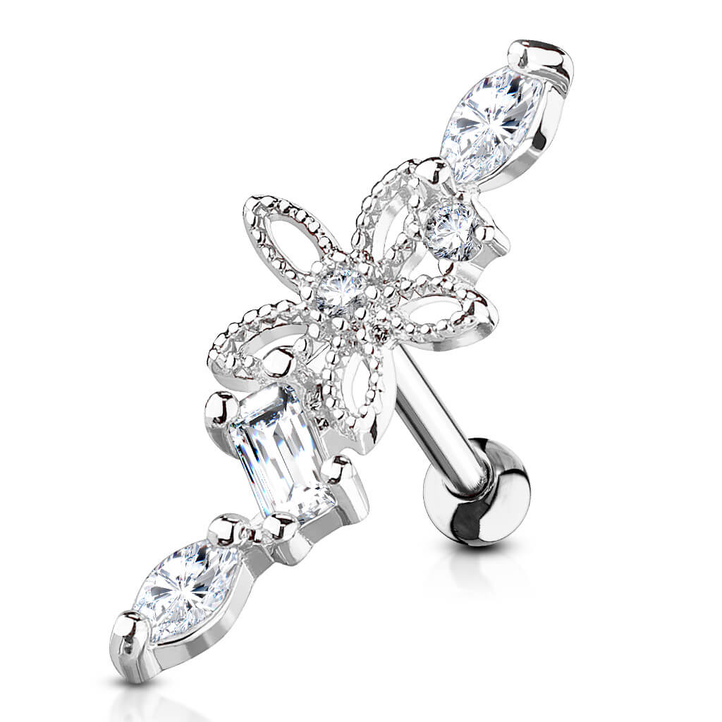 Barre Fleur Zircone - Image 2