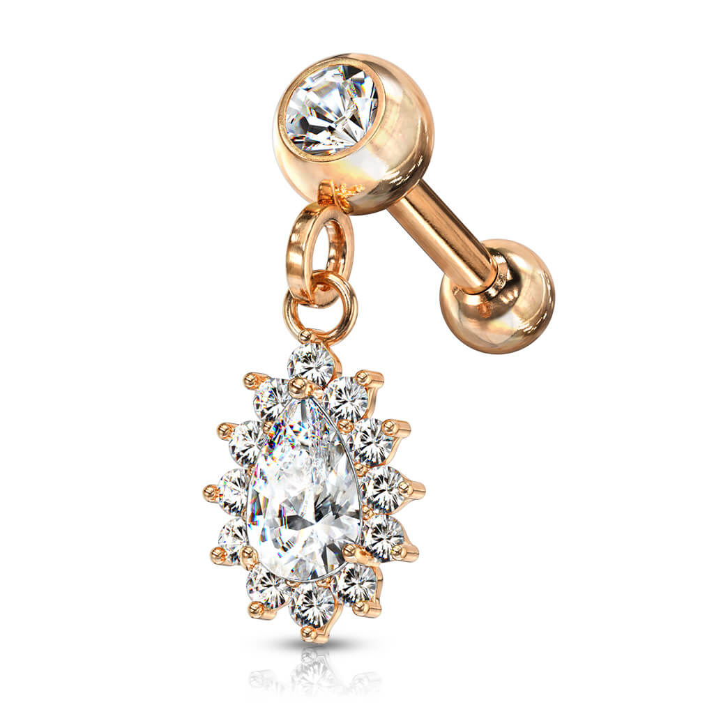 Barre Pendentif Zircone Poire - Image 8