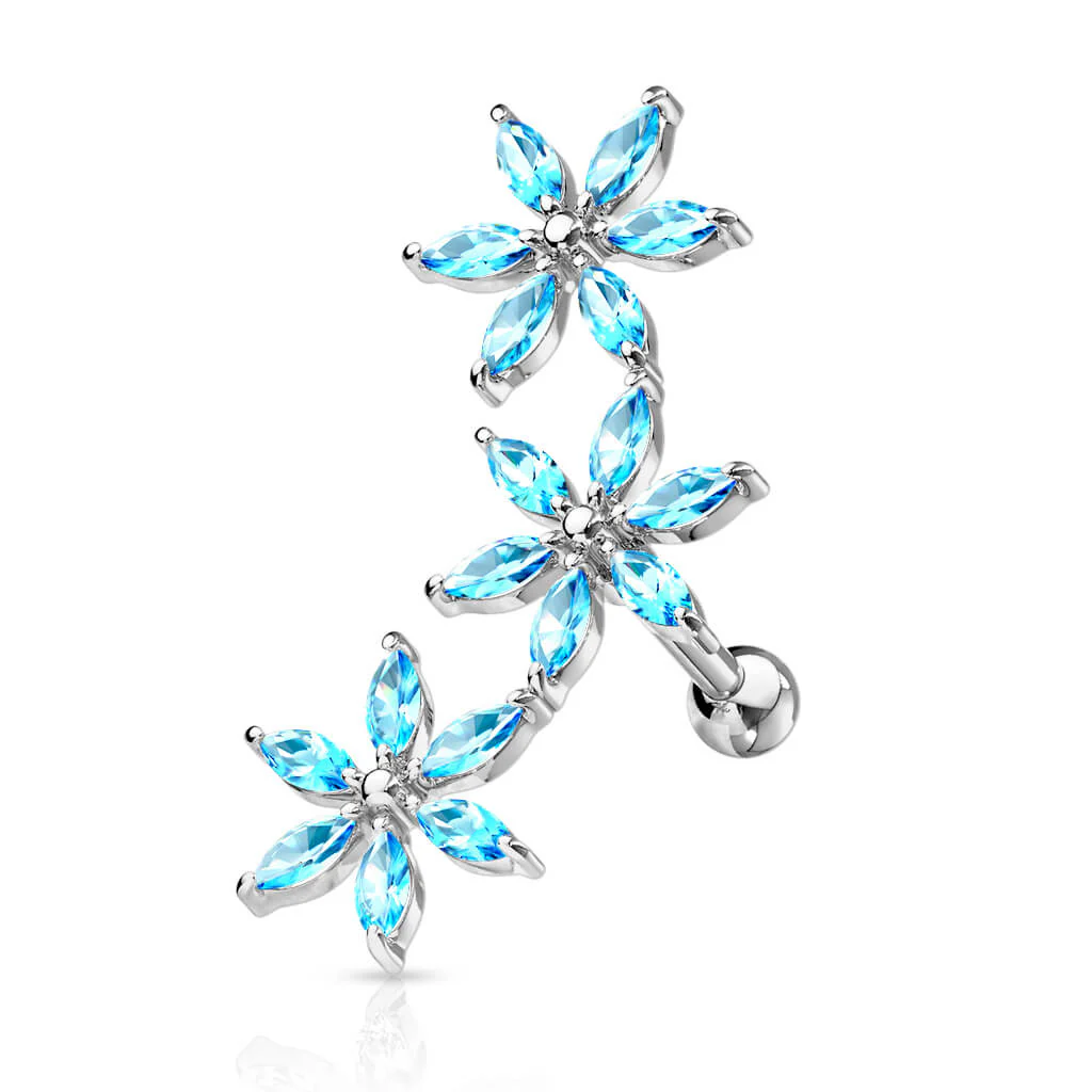 Barre 3 Fleurs Zircone - Image 8