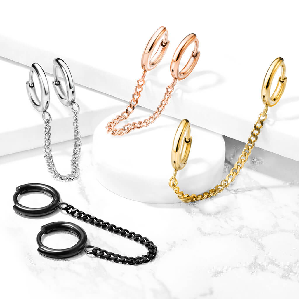 Boucle d'Oreille Chaine Cliqueur - Image 7