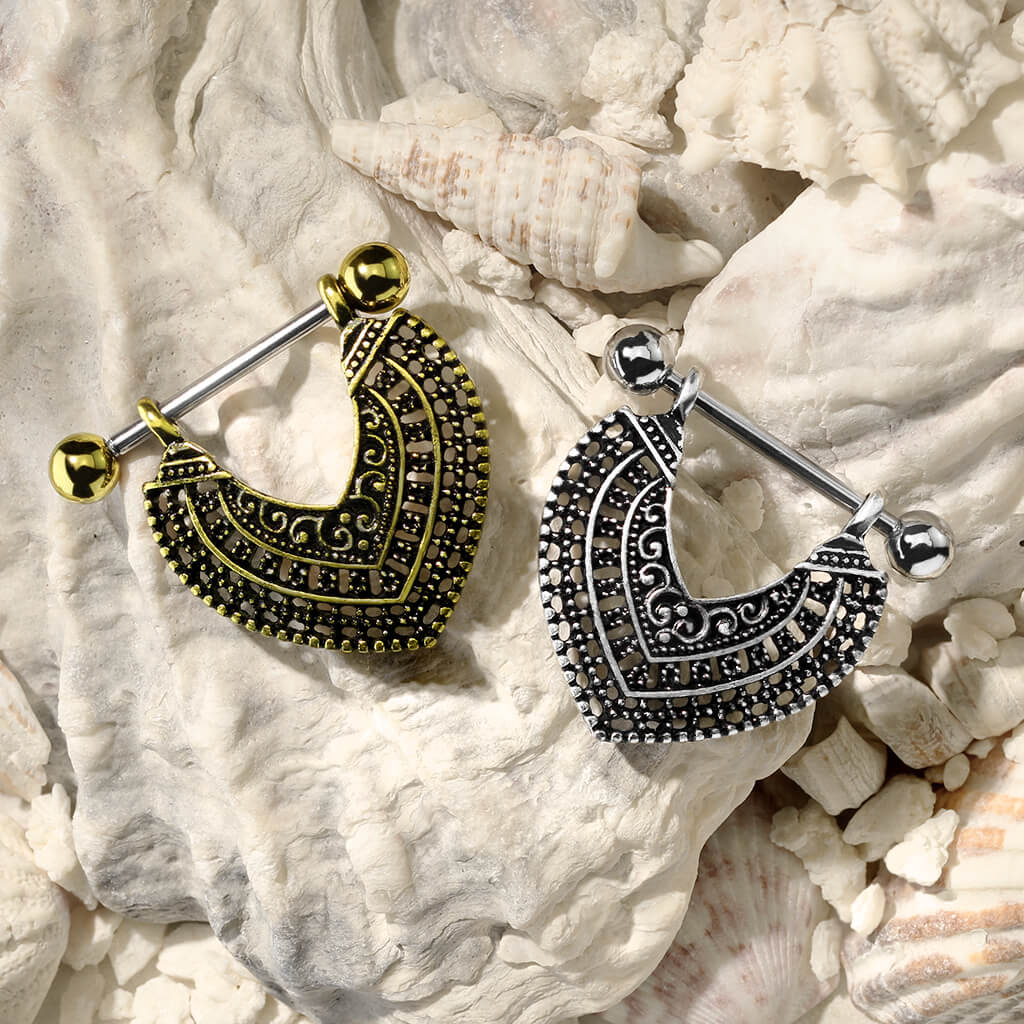 Téton Pendentif Cœur Or Argent - Image 5