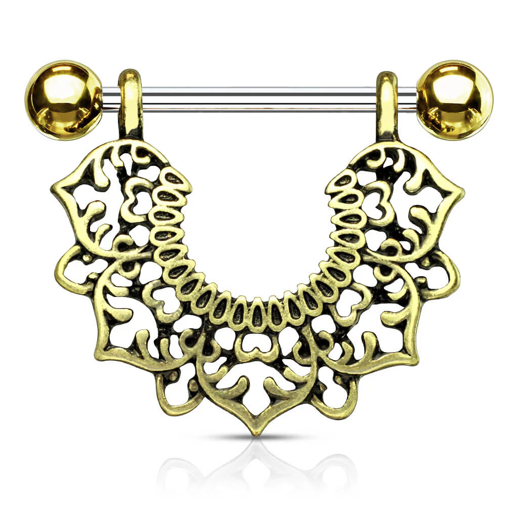 Téton Pendantif Couronne Fleur - Image 2
