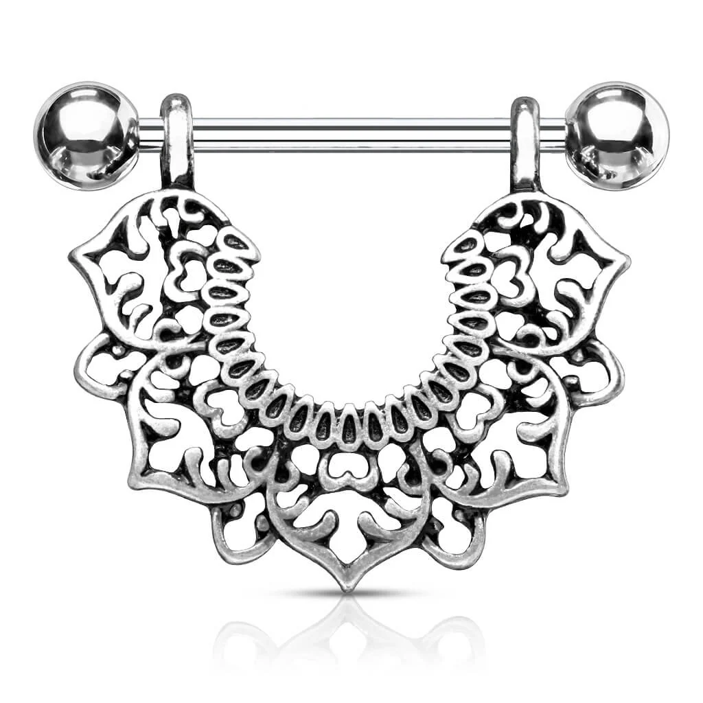 Téton Pendantif Couronne Fleur - Image 6