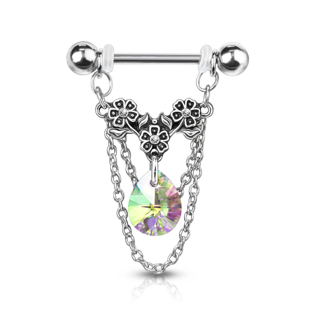 Téton Pendentif Chaines Zircone - Image 2