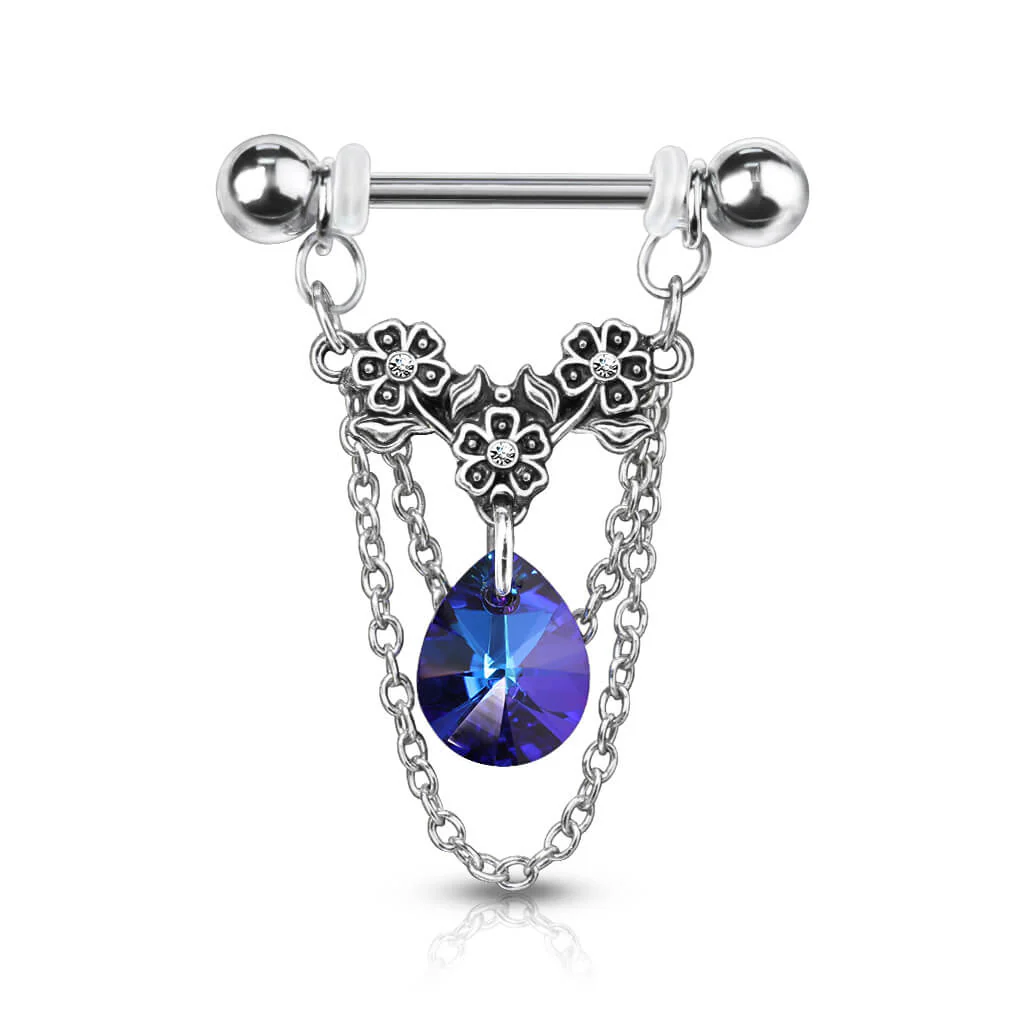 Téton Pendentif Chaines Zircone - Image 4