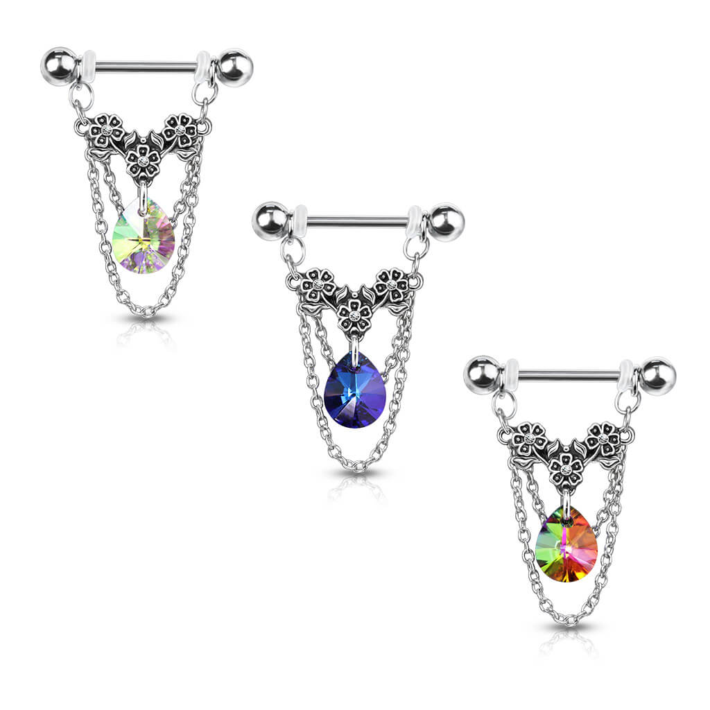 Téton Pendentif Chaines Zircone - Image 5